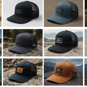 Red “TEAM FJC” Embroidered Baseball Cap – Adjustable Cotton Hat