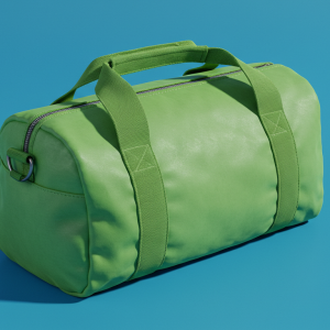 Stylish and spacious green duffel bag – perfect for weekend