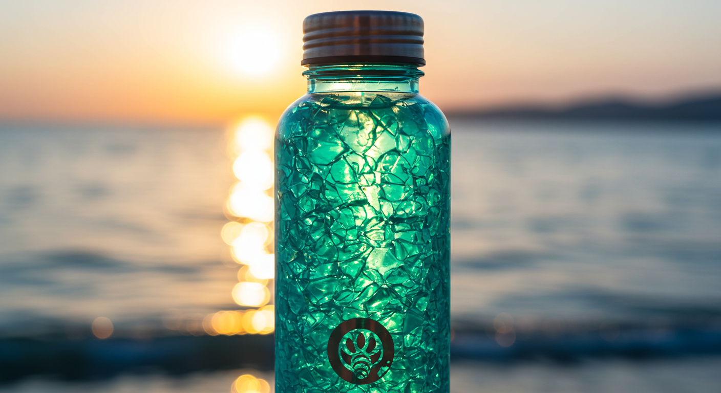 Ocean Plastic Reusable Water Bottle – Eco Edition - Image 4