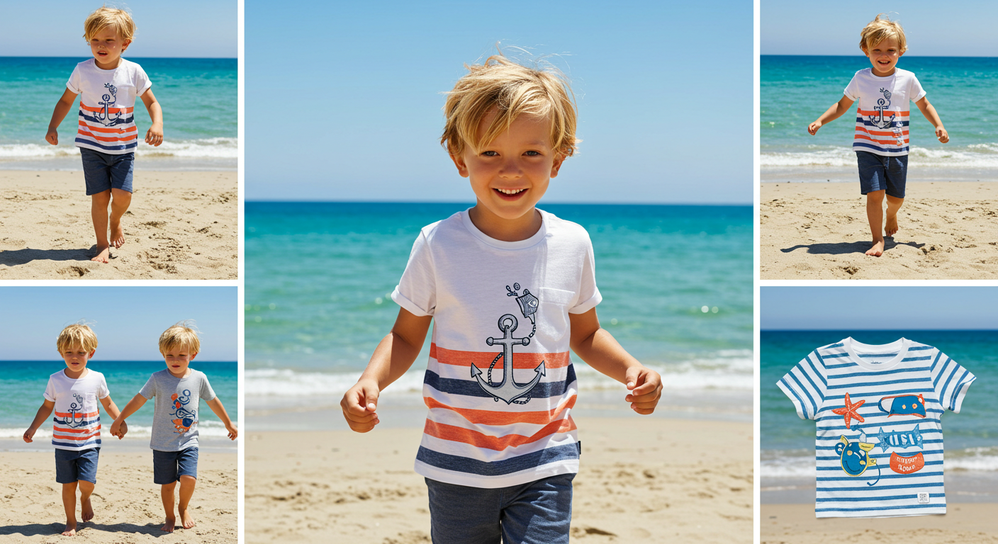 Boys' Summer T-Shirts – Beach Vibes Collection - Image 4