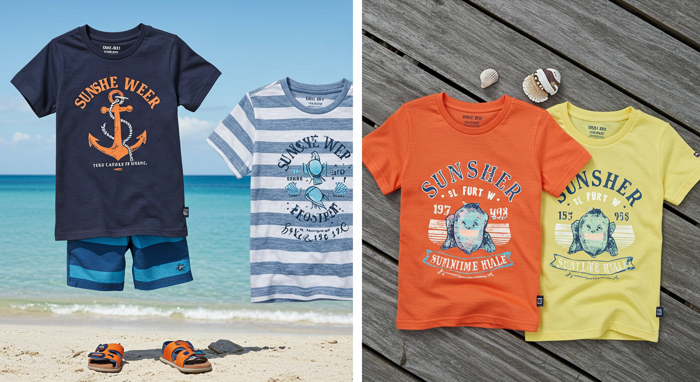Boys' Summer T-Shirts – Beach Vibes Collection - Image 3